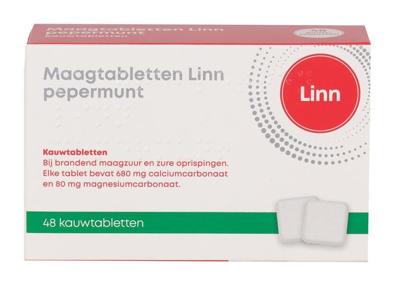 Maagtabletten pepermunt