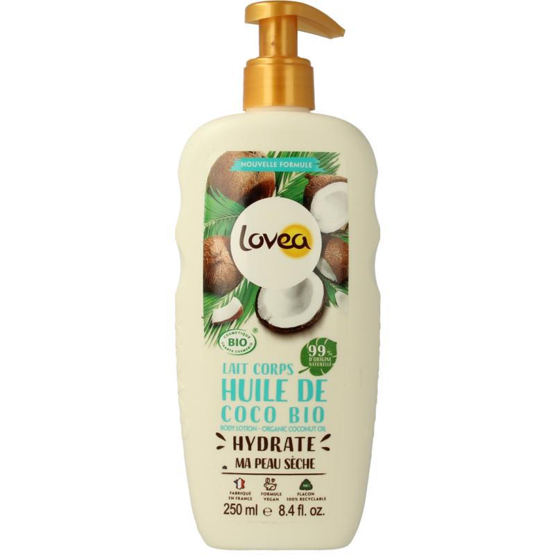 Bodylotion organic coconut oil for dry skin