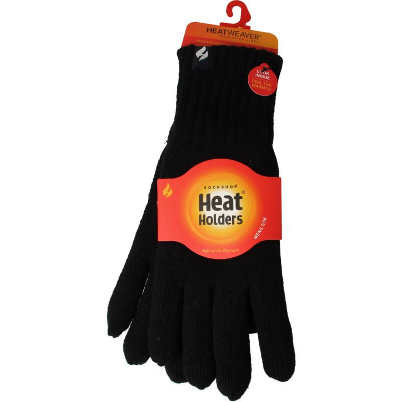 Mens cable gloves assorti maat S/M