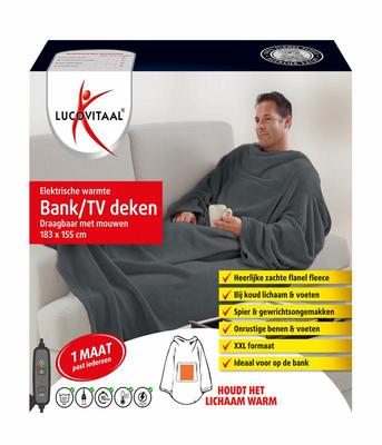 Lucovitaal Electrische warmte bank/TV deken Lucovitaal Electrische warmte bank/TV deken