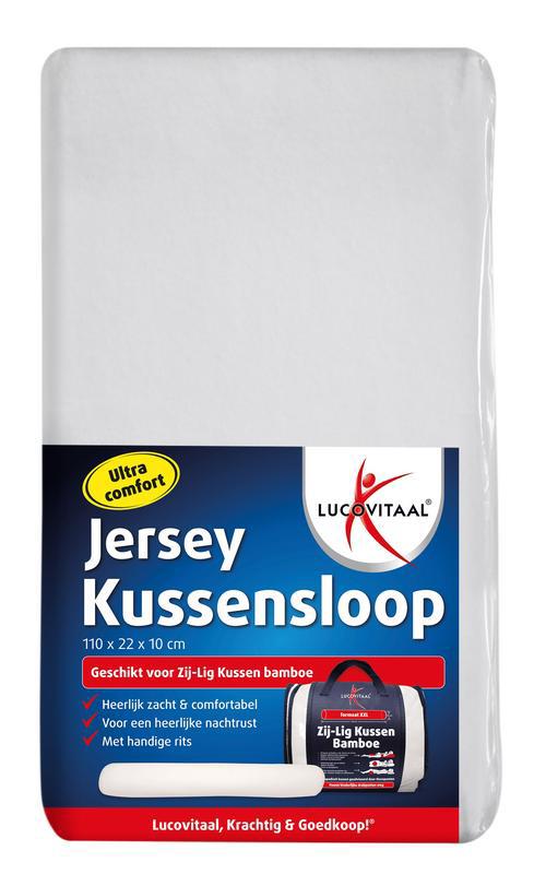 Jersey zijligkussen sloop