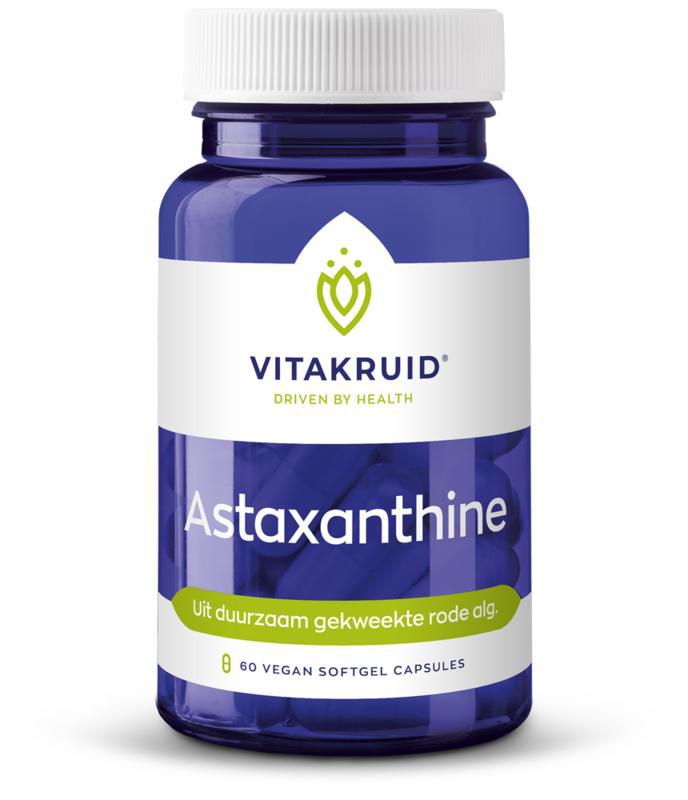 Vitakruid Astaxanthine Astapure 4mg duurzaam gekweekte alg