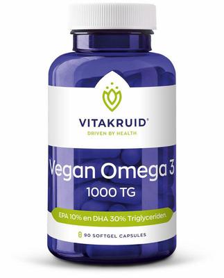 Vitakruid Vitakruid Vegan omega 3 1000 triglyceriden 300 DHA 100 EPA
