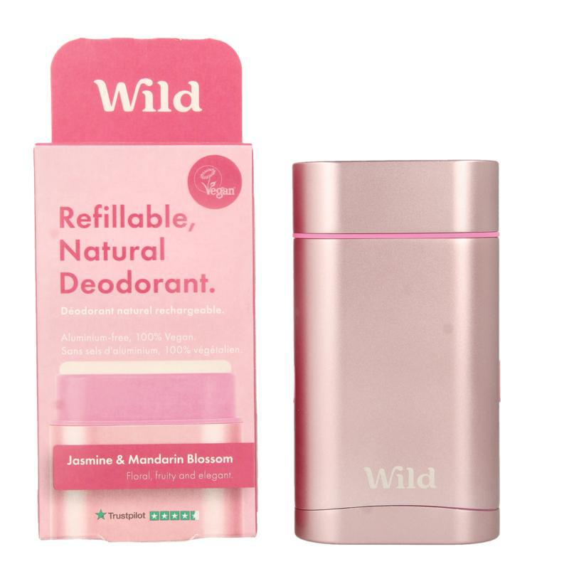 Natural deodorant pink case & jasmine mandarin