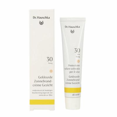 Hauschka Gekleurde zonnebrandcreme gezicht SPF30