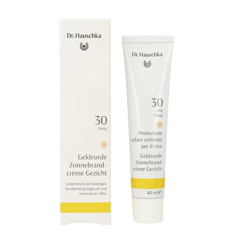 Gekleurde zonnebrandcreme gezicht SPF30
