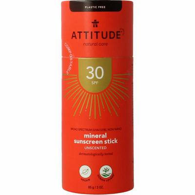 Attitude Sun care zonnebrandstick plastivrij SPF30