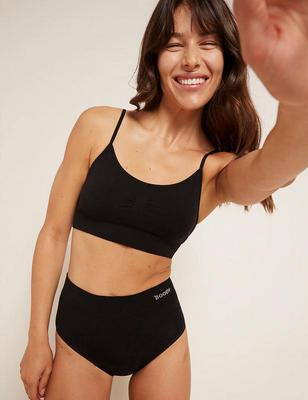Boody Menstruatieondergoed tailleslip zwart licht/norm M