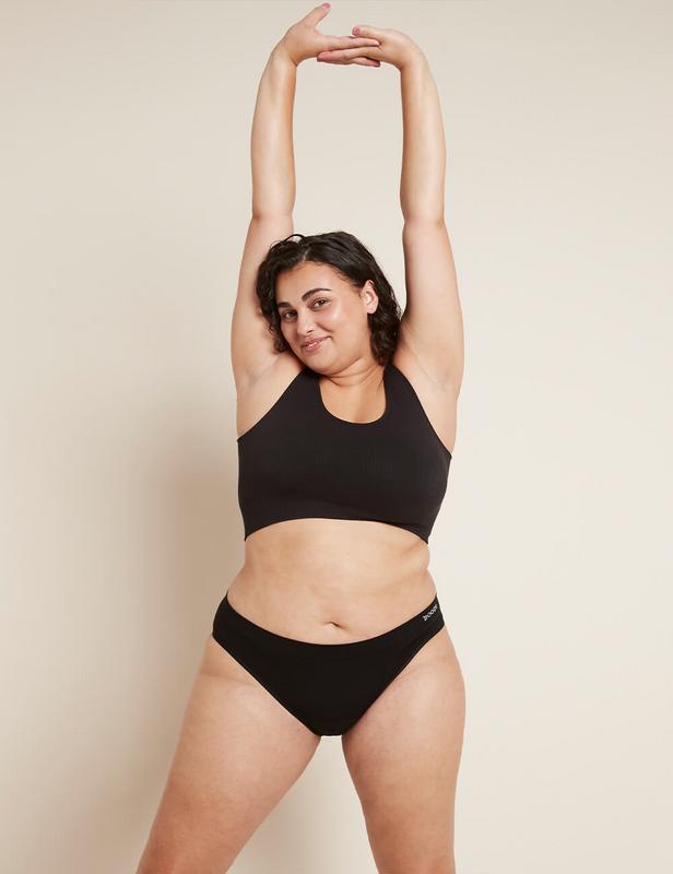 Menstruatieondergoed bikinislip zwart norm/hevig M