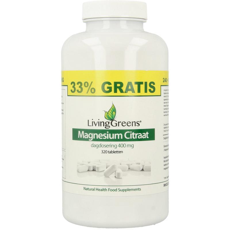 Magnesium citraat 400mg voordeelverpakking