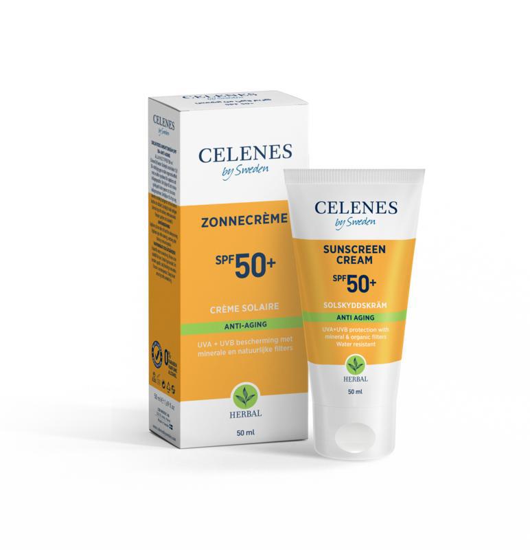 Herbal sunscreen cream anti-aging SPF50+
