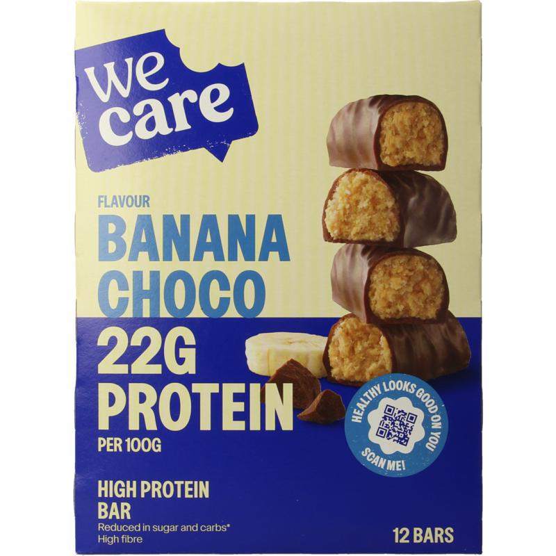High protein bars banana choco