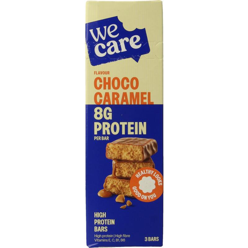 High protein bars choco caramel