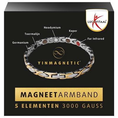 Lucovitaal Armband magneet yinmagnetic bicolor vegan Lucovitaal Armband magneet yinmagnetic bicolor vegan