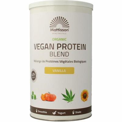 Mattisson Organic vegan protein blend vanilla Mattisson Organic vegan protein blend vanilla