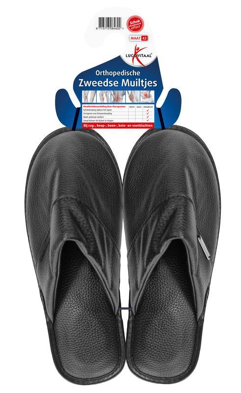 Orthopedische Zweedse muiltjes maat 42