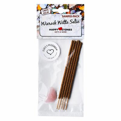 Jiri & Friends Zakje geluk wierook witte salie mini