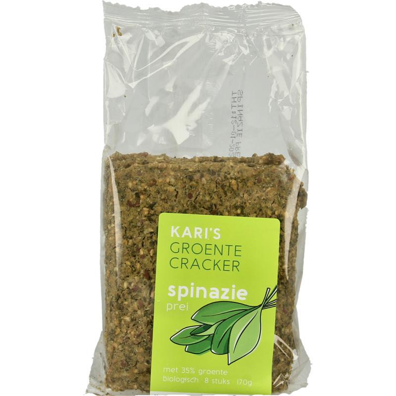Groentecracker spinazie prei bio