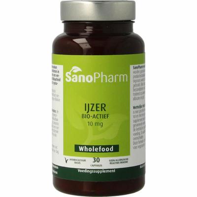 Sanopharm IJzer 10mg wholefood