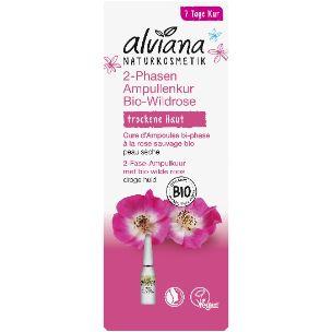 Alviana 2-fasen-ampulkuur met bio-wilde roos 7 ml