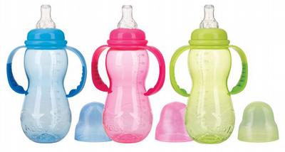 Nuby Fles standaard 320ml nondrip speen assorti