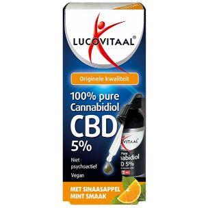 Lucovitaal Cbd cannabidiol olie 5% sinaas-mint smaak 30 ml Lucovitaal Cbd cannabidiol olie 5% sinaas-mint smaak 30 ml