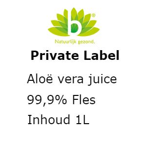 Aloe vera juice 99,9% fles 1000ml