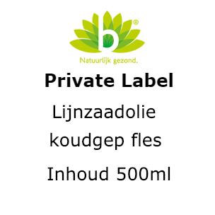 G&W Lijnzaadolie koudgep fles 500 ml