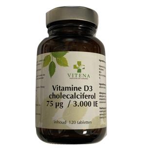 VITENA Vitamine d3 cholecalciferol 75ug/3000ie