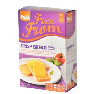 PEAK'S FREE FROM Luchtige crackers tomaat & basilicum 130 g