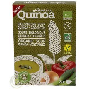 NATURE CROPS Naturecrops quinoa groentesoep 3 zakjes a 36 bio 36 gr