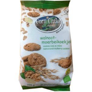 CORN CRAKE Walnoot moerbeikoekjes 150 gram