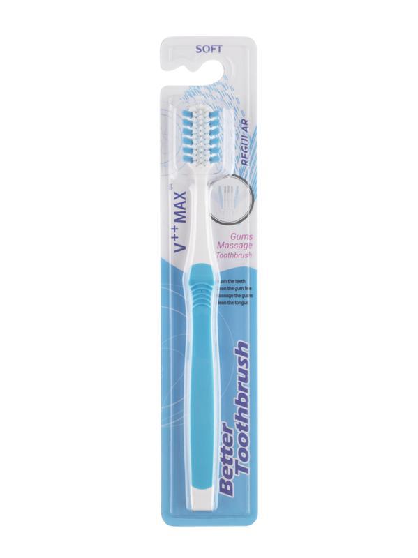 Tandenborstel regular soft blauw