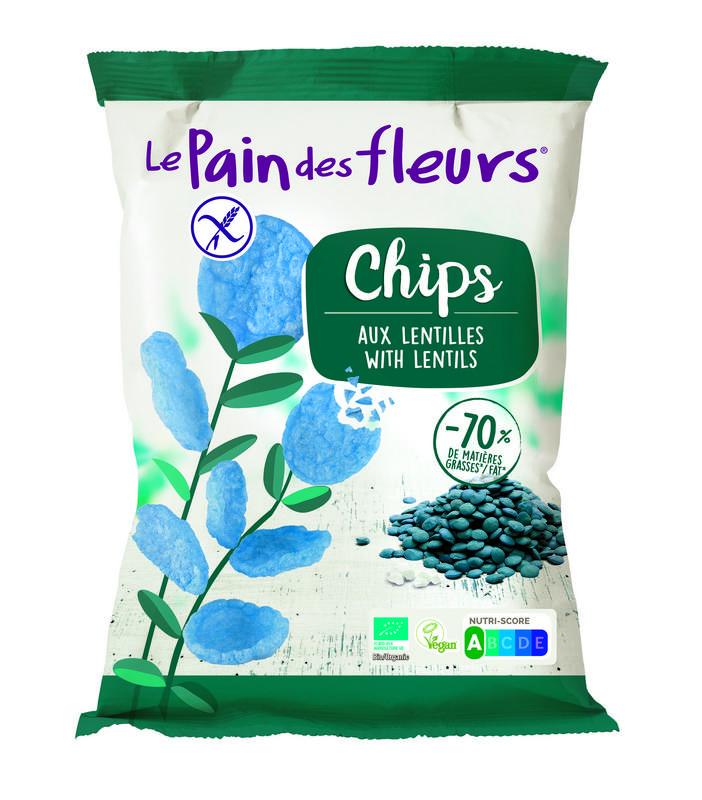 Chips met linzen bio