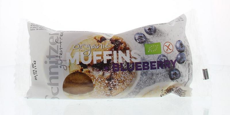 Muffin bosbessen glutenvrij bio