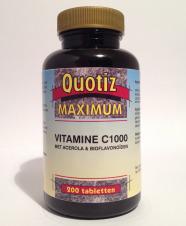 QUOTIZ Maximum vitamine c1000 200 st 200 st