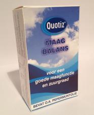 QUOTIZ Maag balans 60 caps 60 st