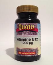 Vitamine b 12 1000 mcg 100 st 100 st
