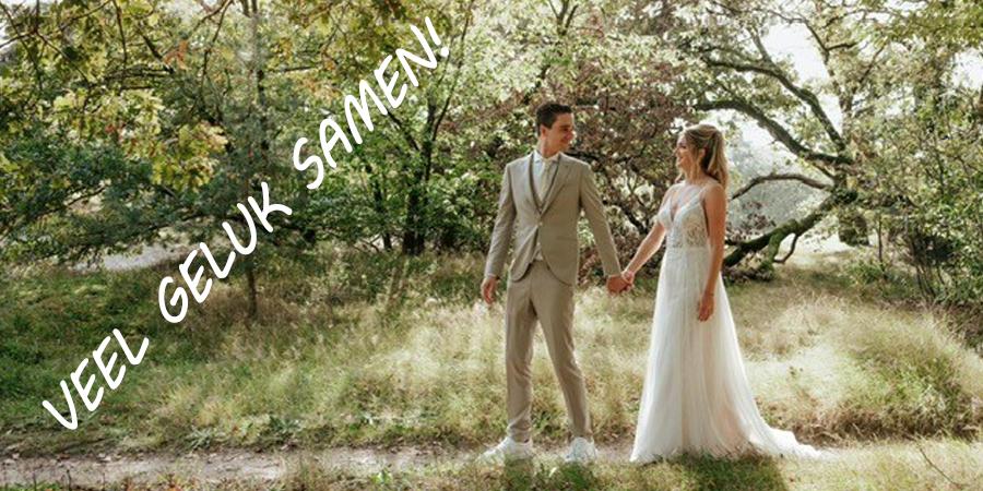 Mike en Sanne Melis getrouwd