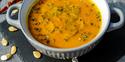 Recept: Pompoensoep met kerrie en tijm Recept: Pompoensoep met kerrie en tijm