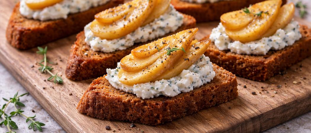 Recept: Gemberkoek met blauwe kaas