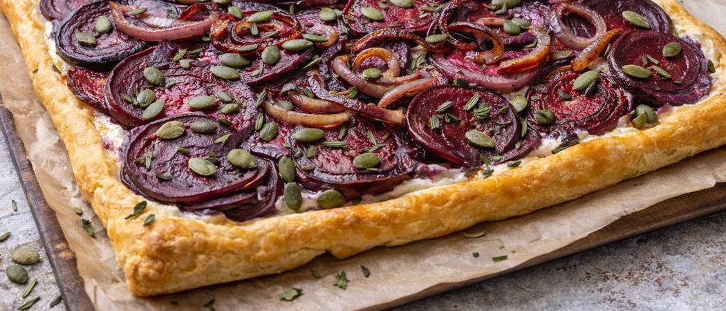 Recept: Rode biet plaattaart