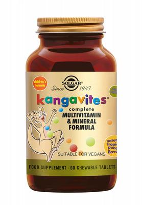 Solgar Kangavites™ Tropical Punch Multivitamine kauwtabletten voor Kinderen