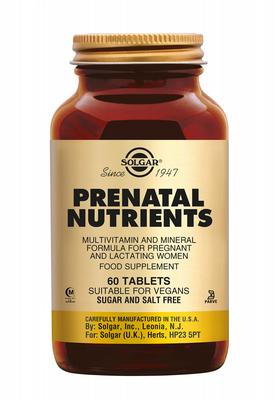 Solgar Prenatal Nutrients Multivitamine voor Zwangeren
