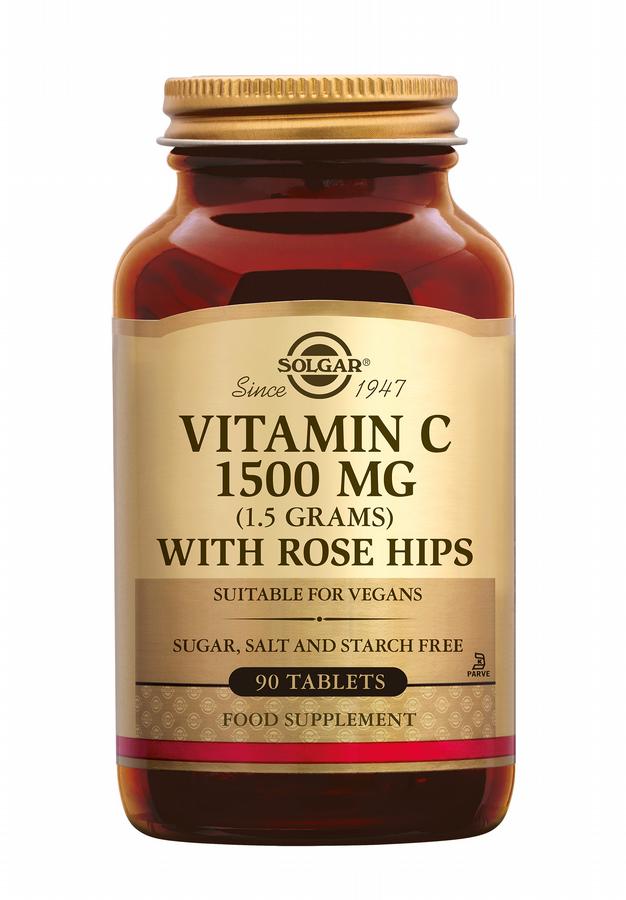 Vitamine C with Rose Hips (Rozenbottel) 1500 mg