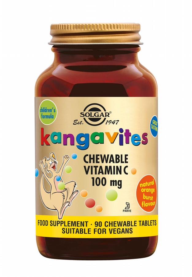 Kangavites Vitamine C 100 mg kauwtabletten voor Kinderen