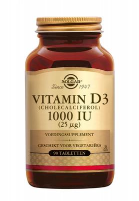 Solgar Vitamine D-3 1000 IU (25 mcg) tabletten