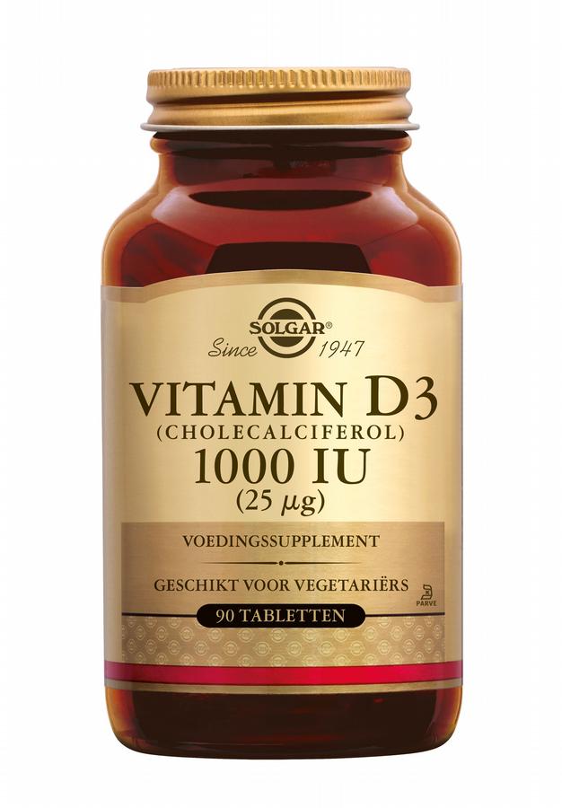 Vitamine D-3 1000 IU (25 mcg) tabletten
