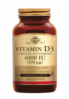 Solgar Vitamine D-3 4000 IU capsules