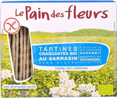 Pain Des Fleurs Boekweit crackers zonder zout en suiker bio